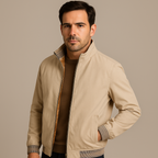 Giacca Casual da Uomo Invernale | Giacca Calda Foderata in Pile con Cerniera e Tasche | Cappotto Leggero Antivento Uomo