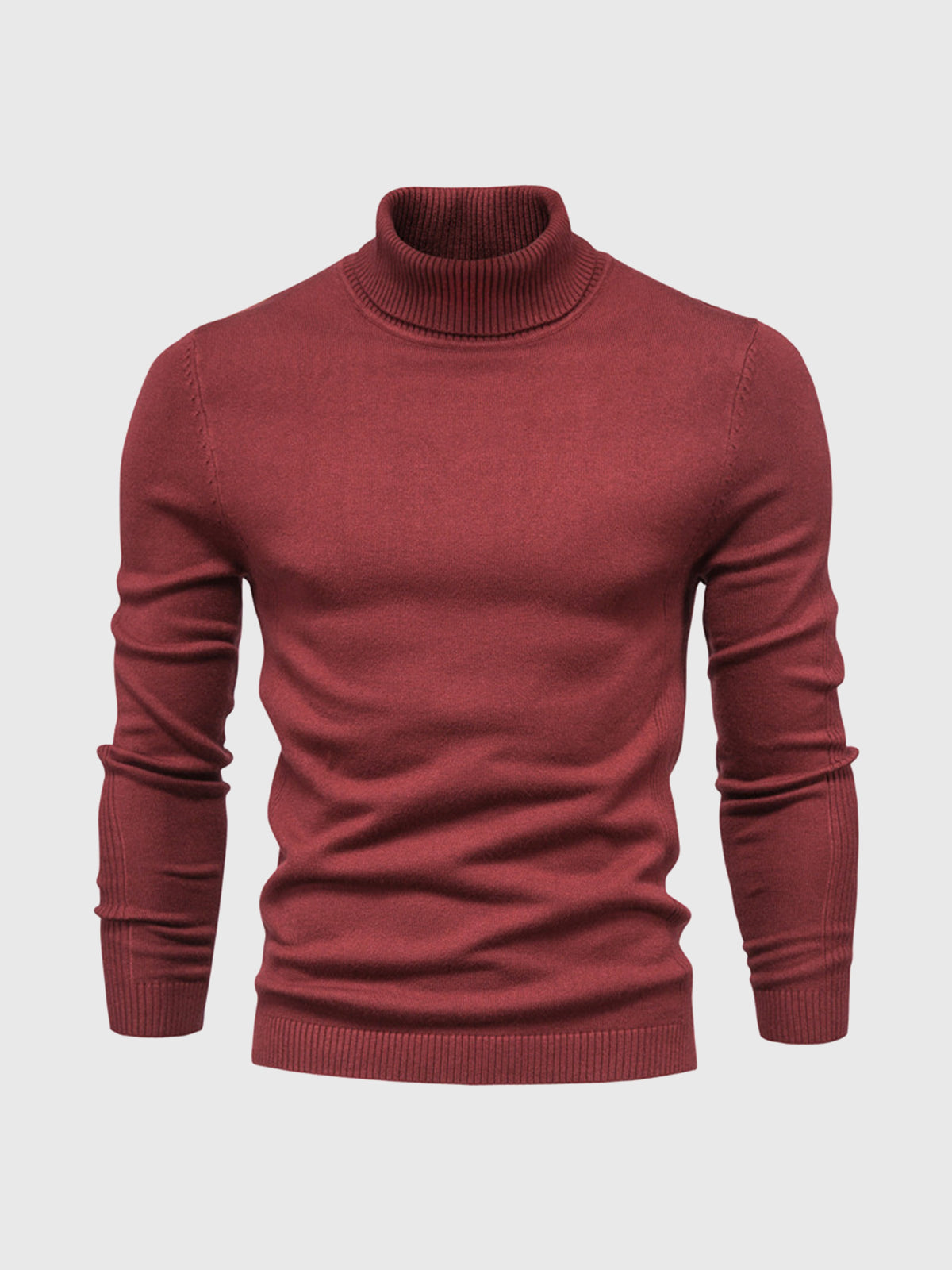 Washable Men's Turtleneck Sweater