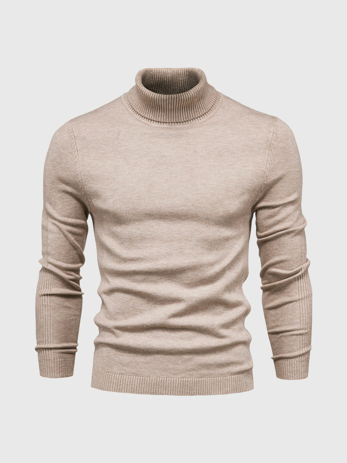 Washable Men's Turtleneck Sweater