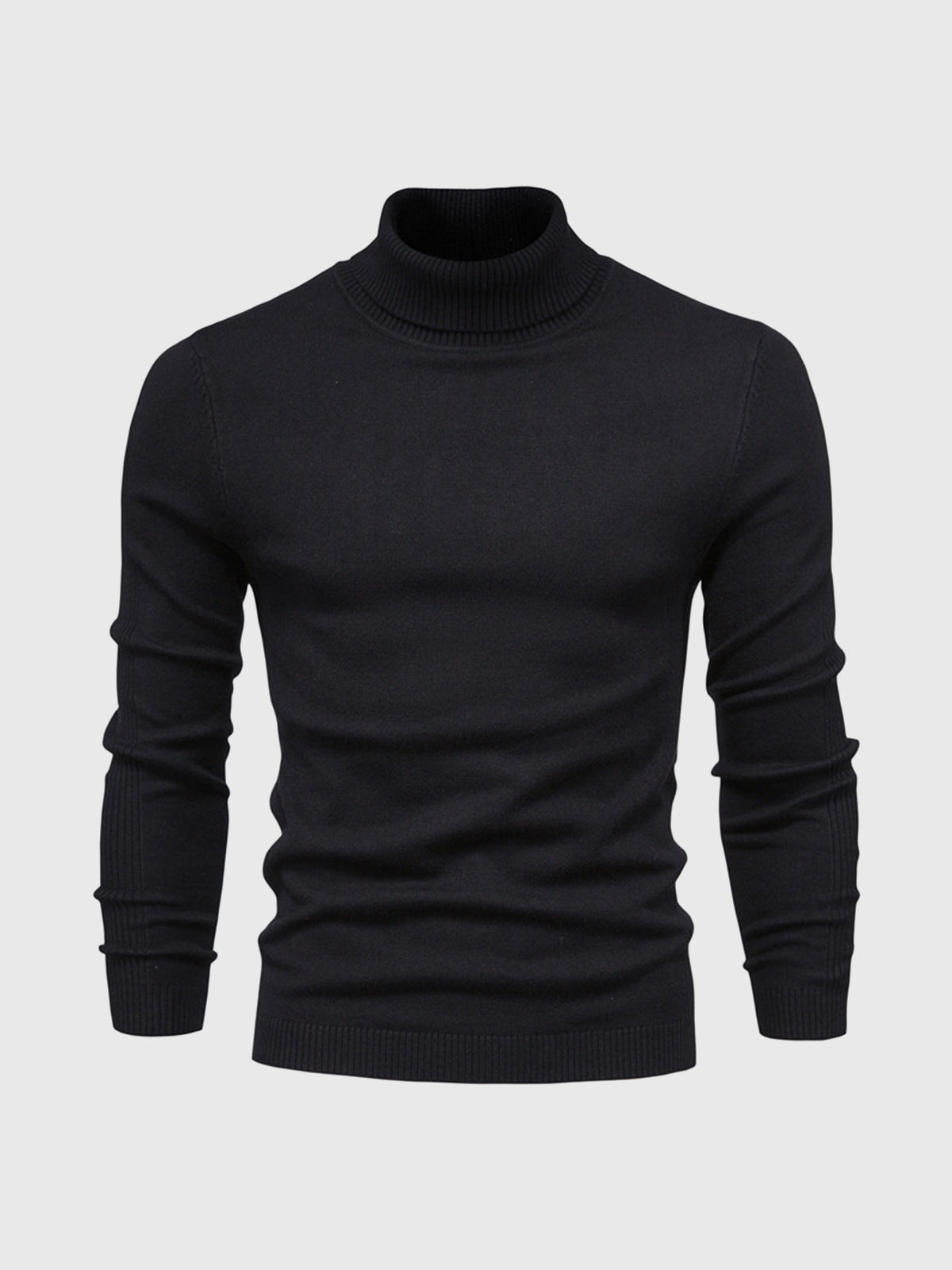 Washable Men's Turtleneck Sweater