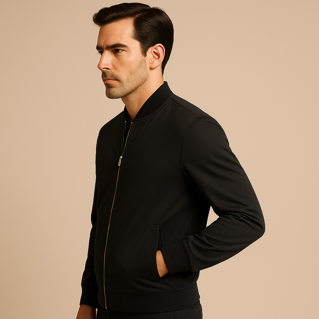 Giacca Bomber Casual Uomo | Leggera con Zip | Stile Elegante e Versatile per Tutte le Stagioni