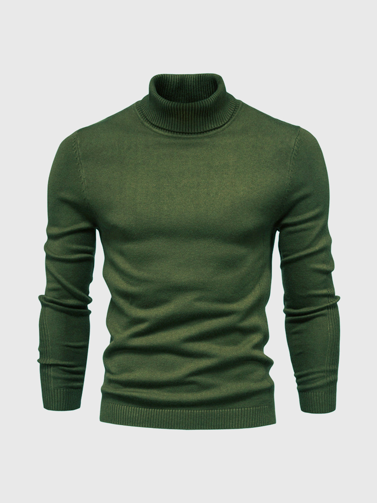 Washable Men's Turtleneck Sweater
