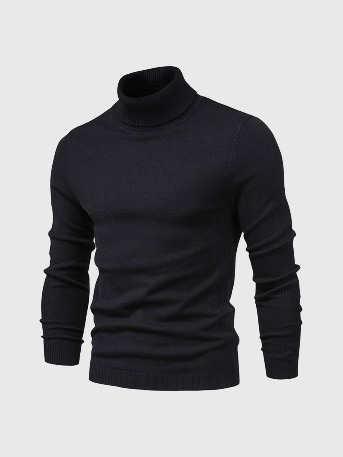 Washable Men's Turtleneck Sweater