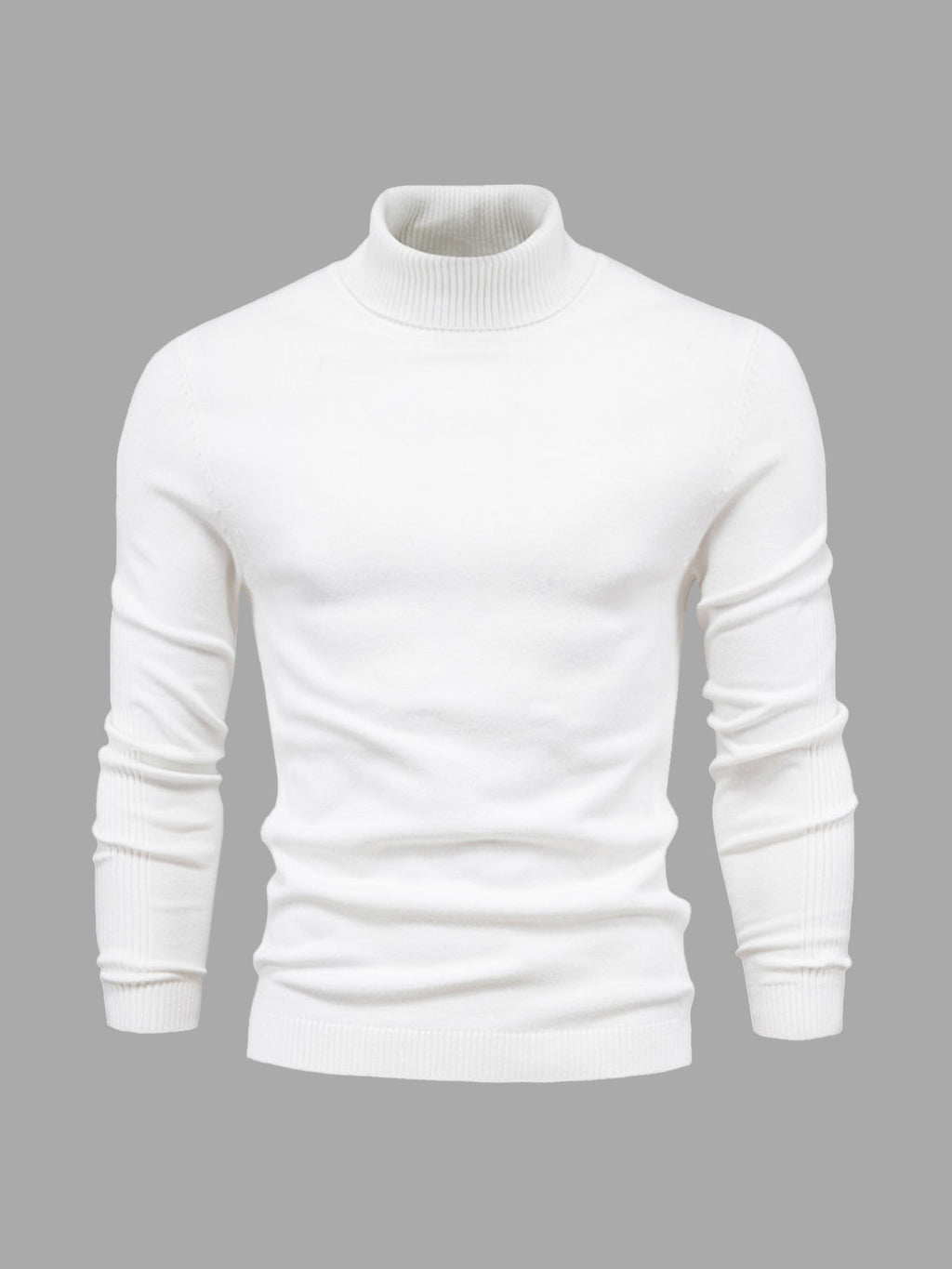 Washable Men's Turtleneck Sweater