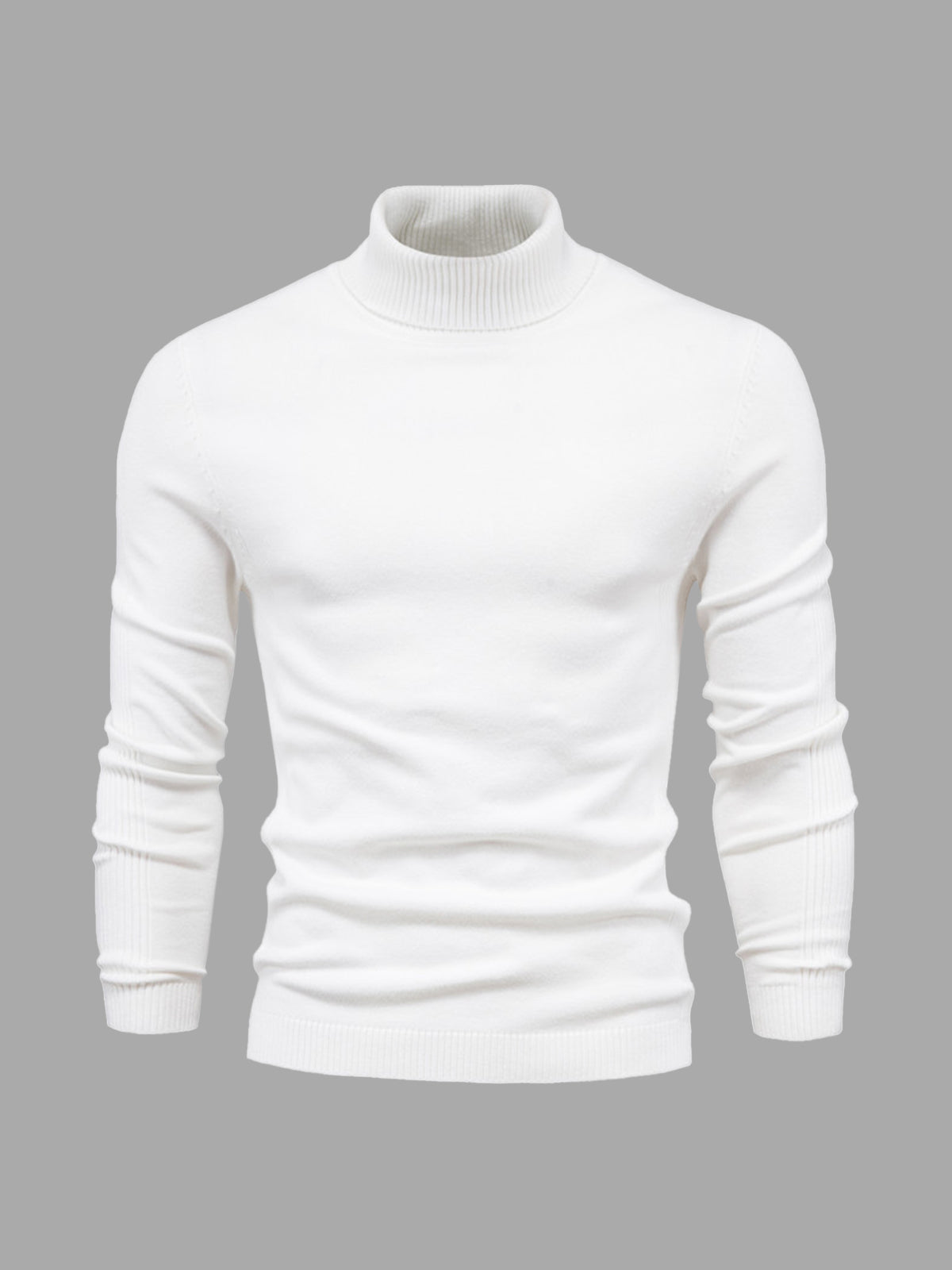 Washable Men's Turtleneck Sweater