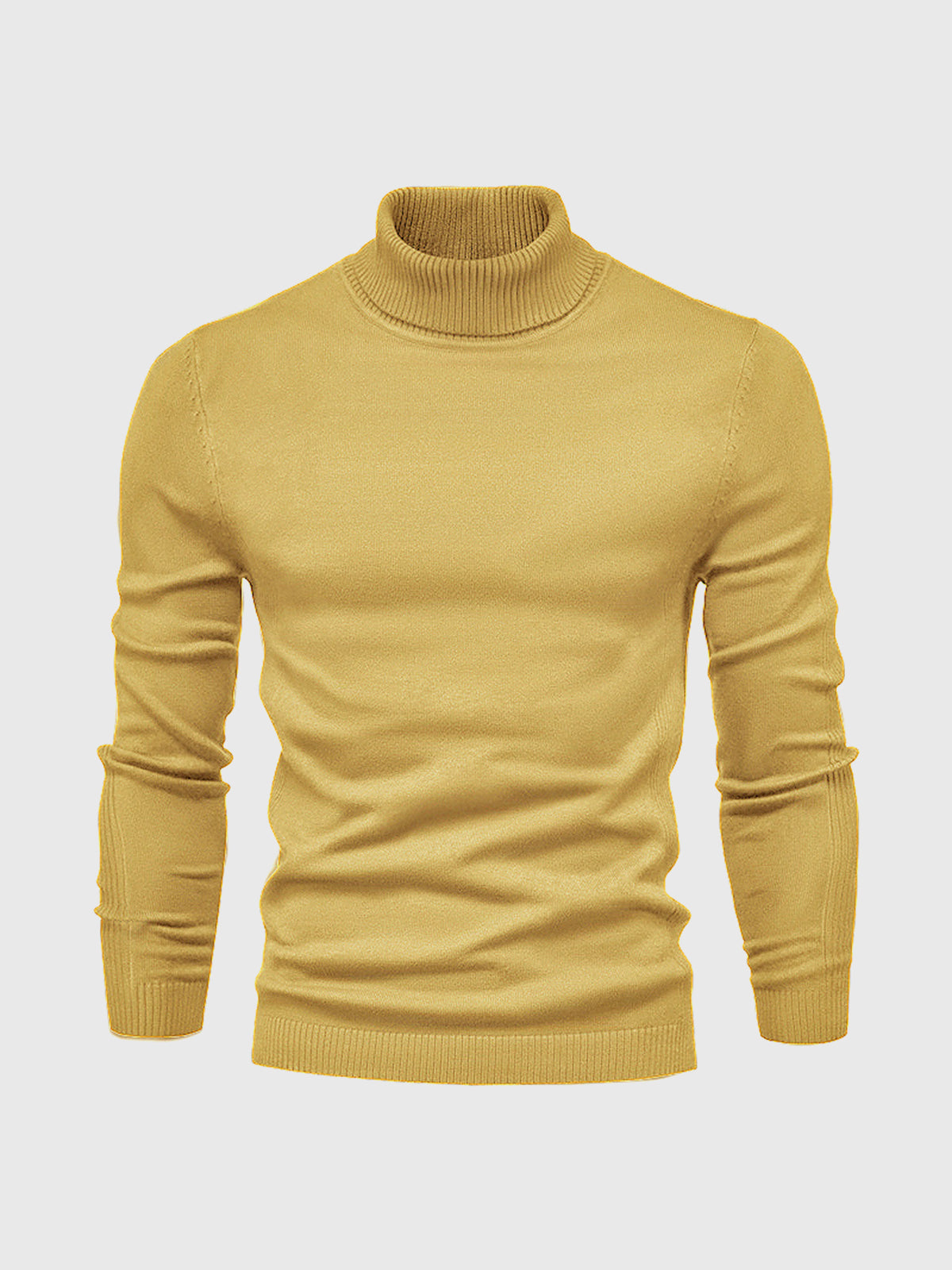 Washable Men's Turtleneck Sweater