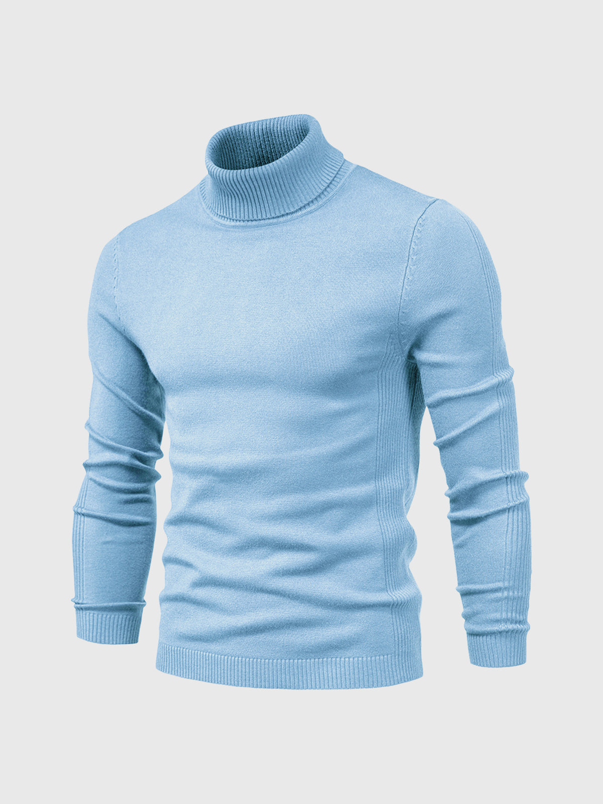 Washable Men's Turtleneck Sweater
