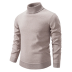 Soft High-Quality Men's Cotton Turtleneck Sweater