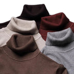 Soft High-Quality Men's Cotton Turtleneck Sweater