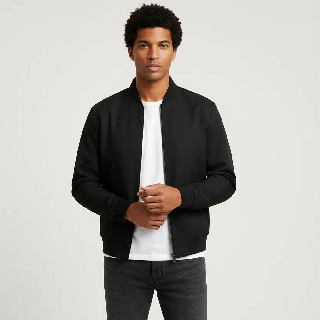 Giacca Bomber Casual Uomo | Leggera con Zip | Stile Elegante e Versatile per Tutte le Stagioni