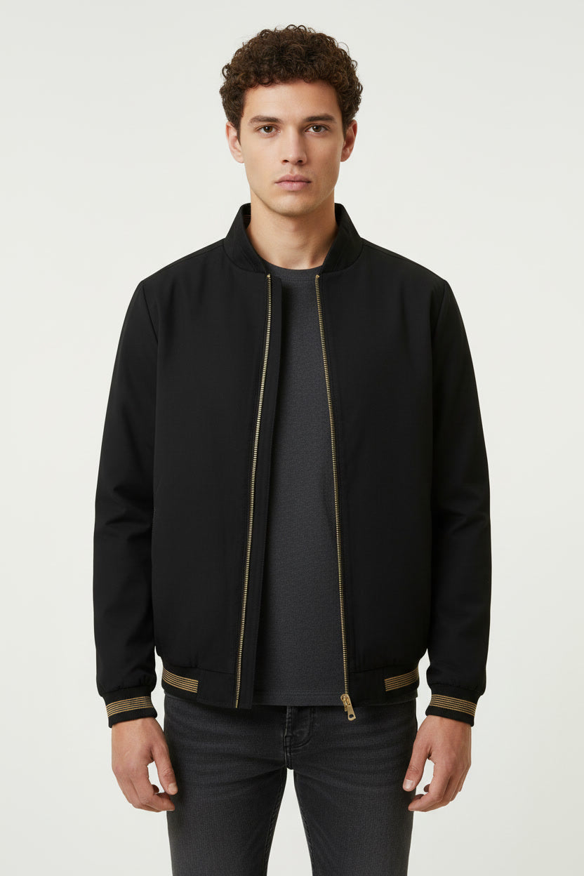 Giacca Casual da Uomo Invernale | Giacca Calda Foderata in Pile con Cerniera e Tasche | Cappotto Leggero Antivento Uomo