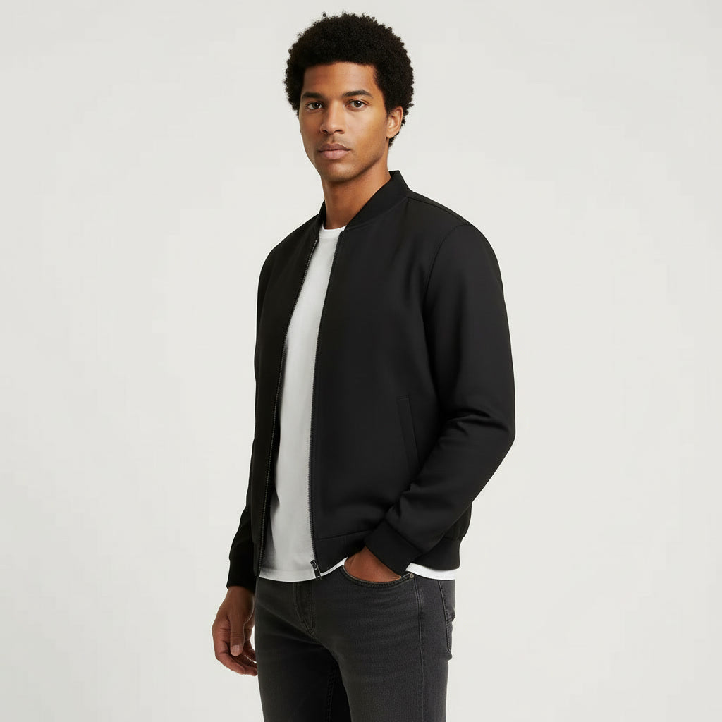 Giacca Bomber Casual Uomo | Leggera con Zip | Stile Elegante e Versatile per Tutte le Stagioni