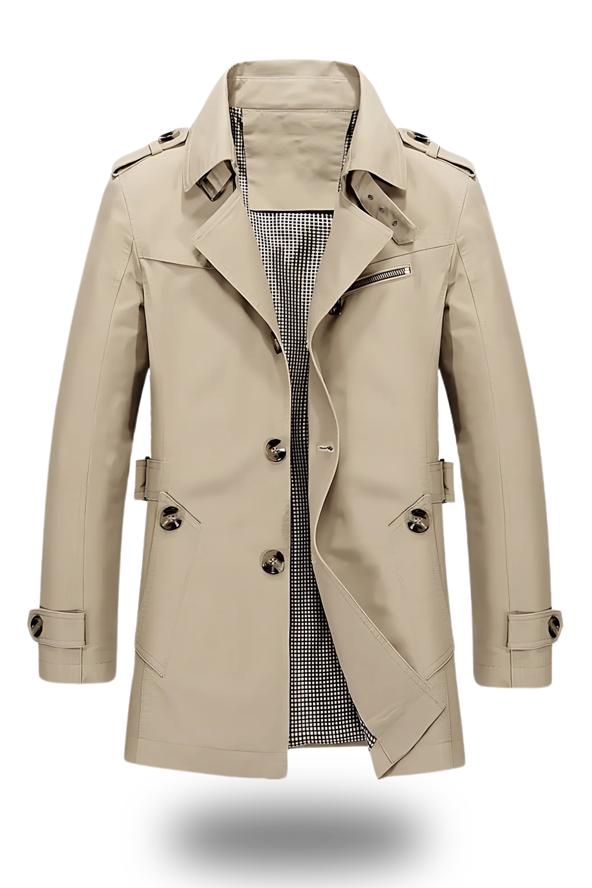 Trench Uomo Classico | Colletto Ripiegato