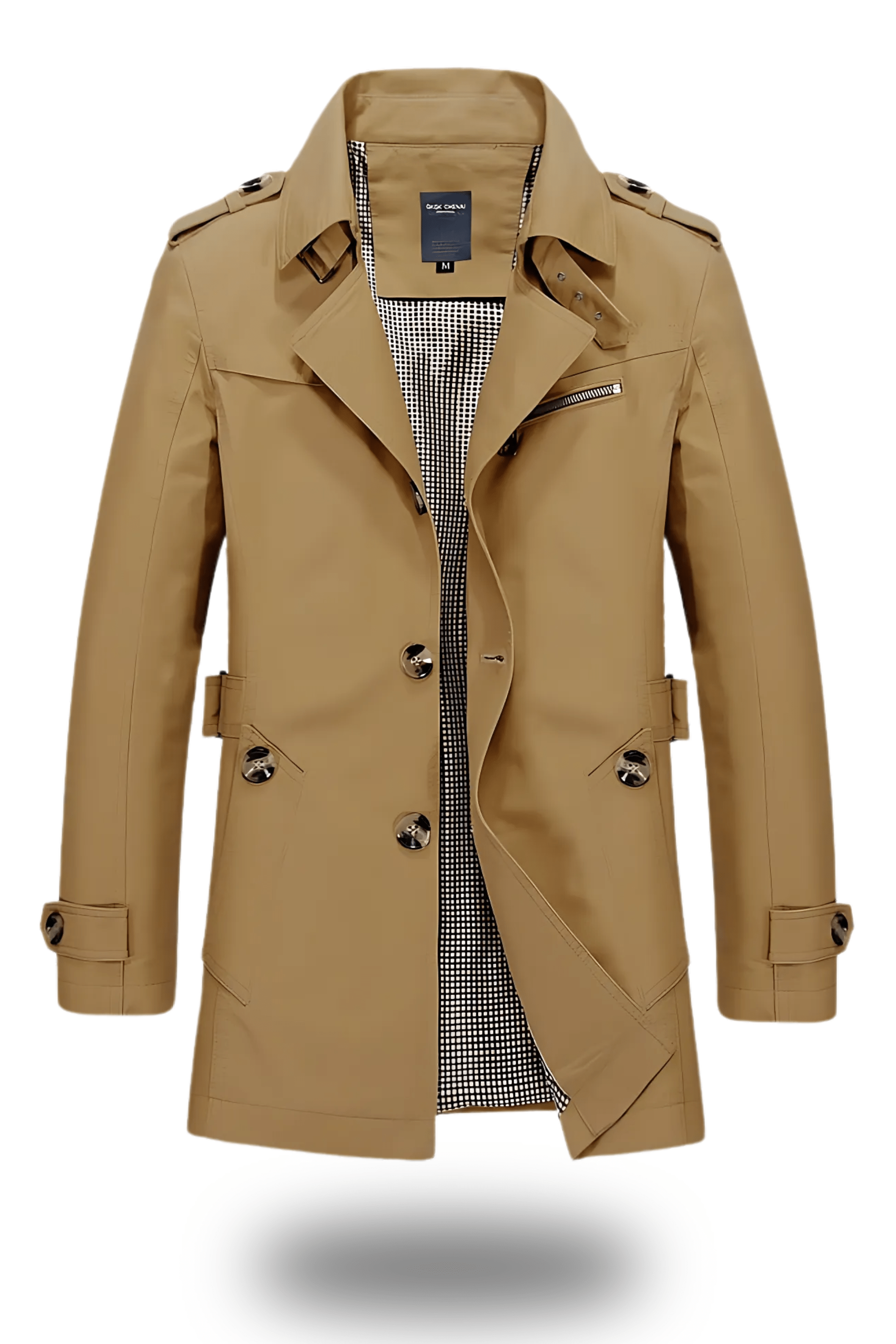 Trench Uomo Classico | Colletto Ripiegato