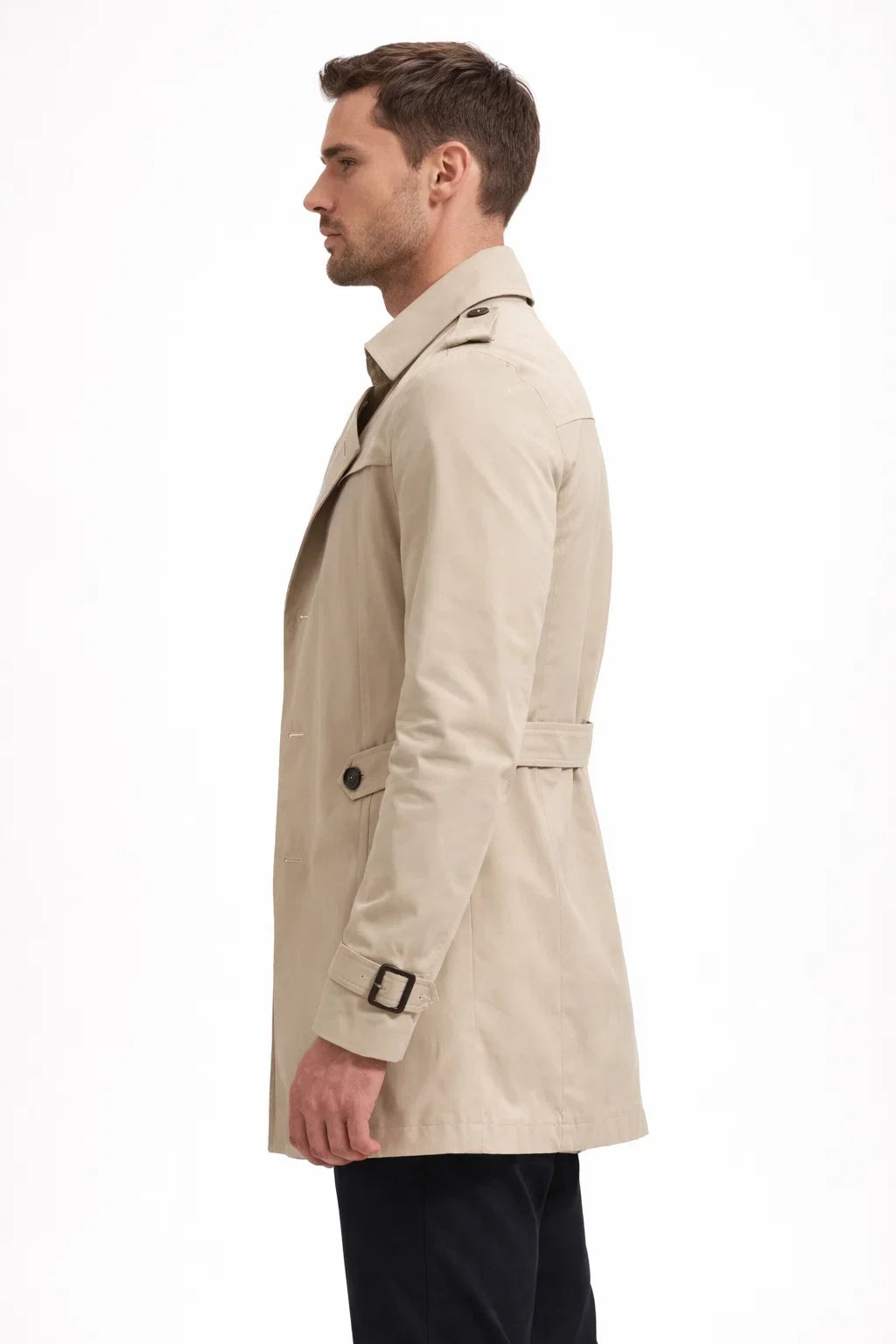 Trench Uomo Classico | Colletto Ripiegato