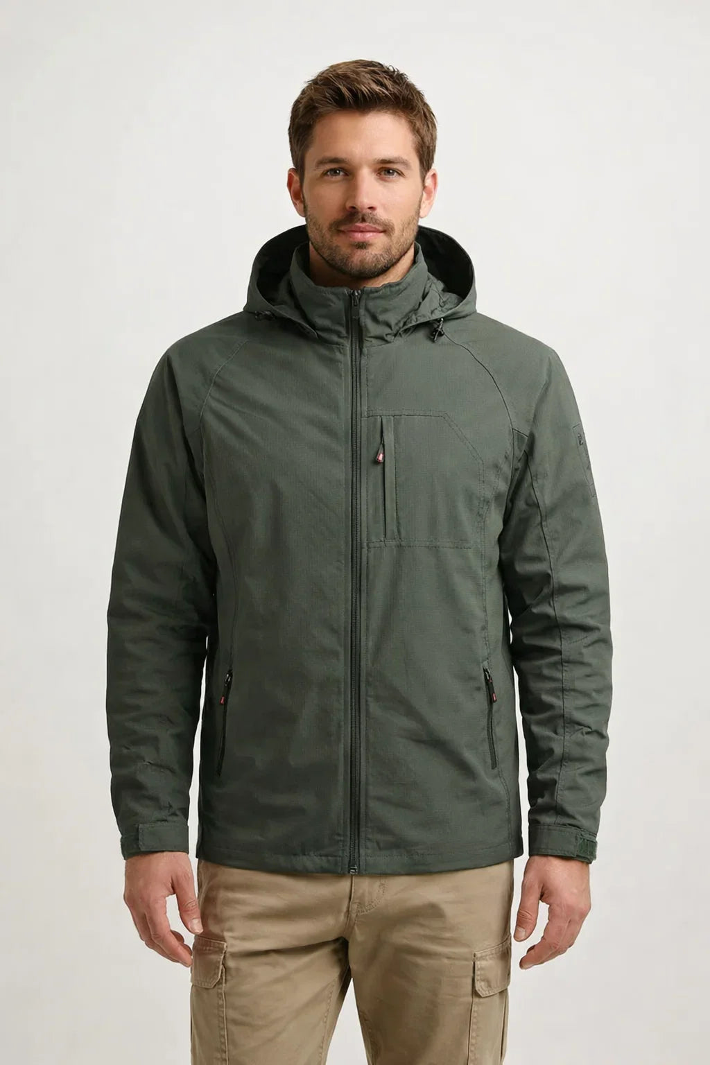 Giacca Antivento Cargo Uomo | Impermeabile e Leggera