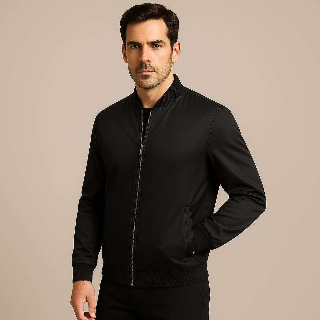 Giacca Bomber Casual Uomo | Leggera con Zip | Stile Elegante e Versatile per Tutte le Stagioni